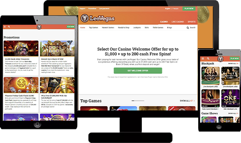 LeoVegas on mobile