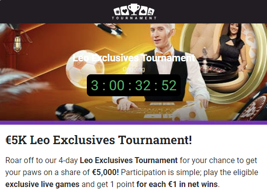 LeoVegas Casino Bonus and Promotions