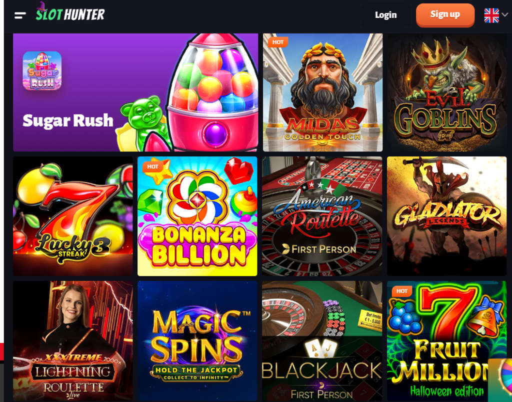 SlotHunter Casino Games