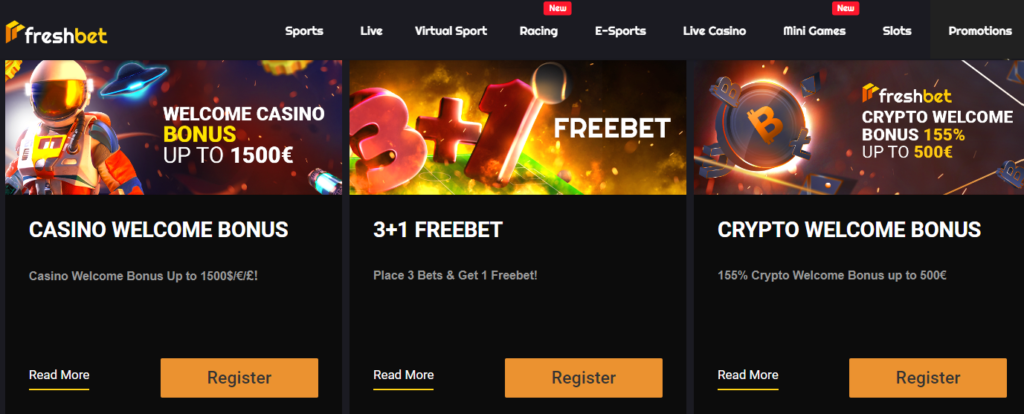 FreshBet Casino Promotions