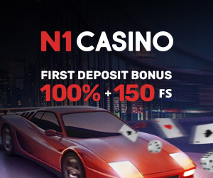 N1 Casino 1st deposit bonus